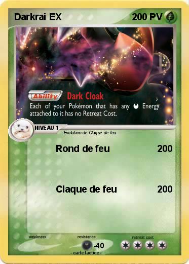 Pokemon Darkrai EX