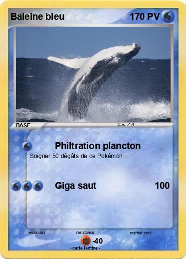 Pokemon Baleine bleu