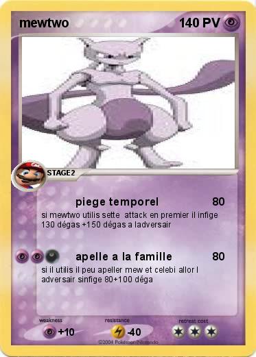 Pokemon mewtwo