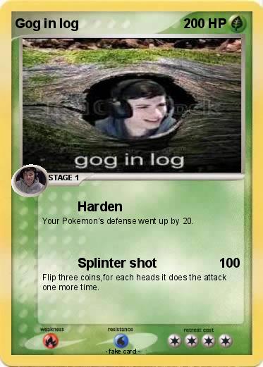 Pokemon Gog in log