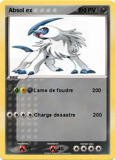 Pokemon Absol ex                             1