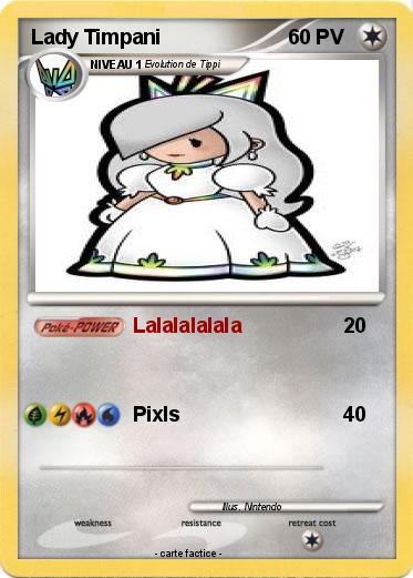 Pokemon Lady Timpani