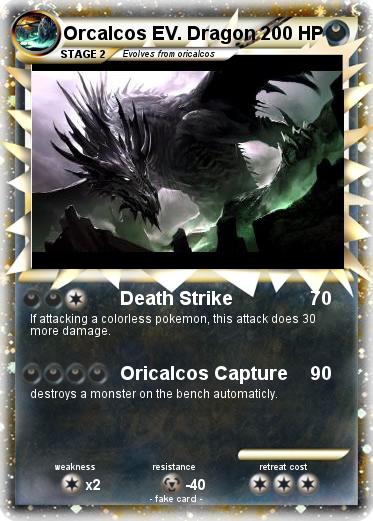 Pokemon Orcalcos EV. Dragon