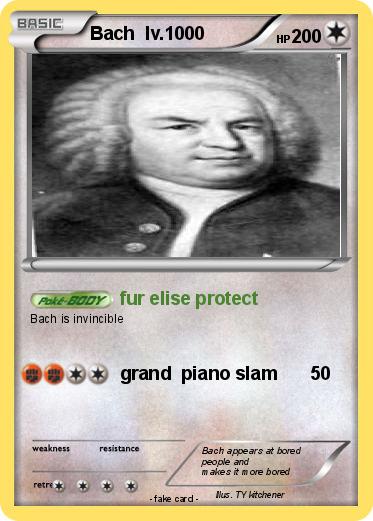 Pokemon Bach  lv.1000