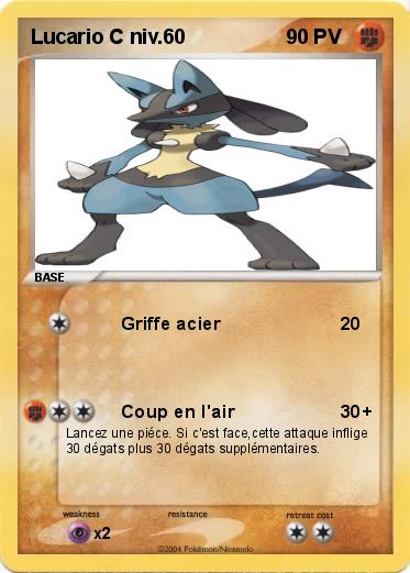 Pokemon Lucario C niv.60