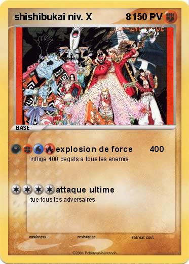 Pokemon shishibukai niv. X             8