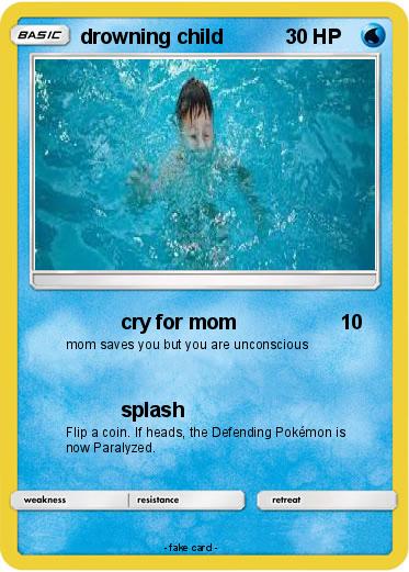 Pokemon drowning child