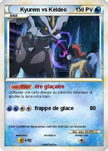 Pokemon Kyurem vs Keldeo