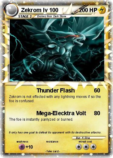 Pokemon Zekrom lv 100