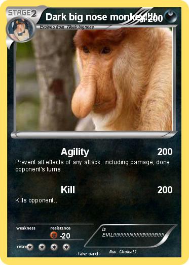 Pokemon Dark big nose monkey!!!!