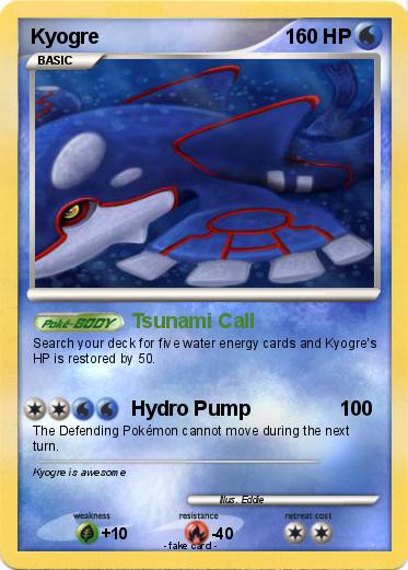 Pokemon Kyogre