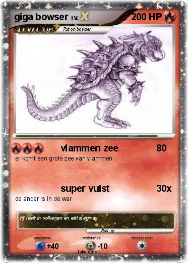 Pokemon giga bowser
