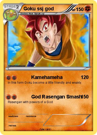Pokemon Goku ssj god