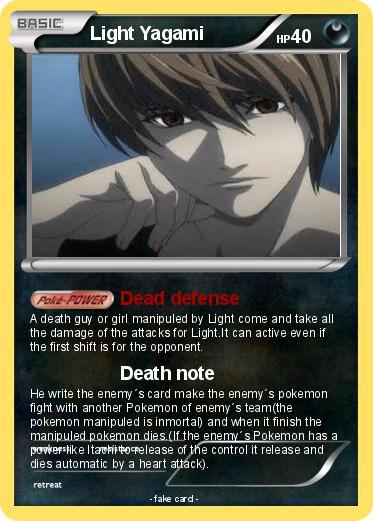 Pokemon Light Yagami