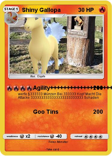 Pokemon Shiny Gallopa
