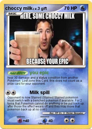 Pokemon choccy milk