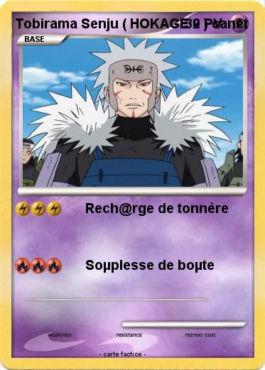 Pokemon Tobirama Senju ( HOKAGE 2 ) canet