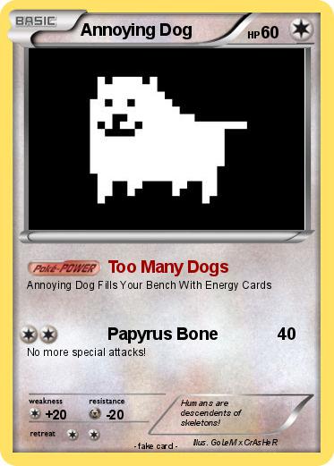 Pokemon Annoying Dog