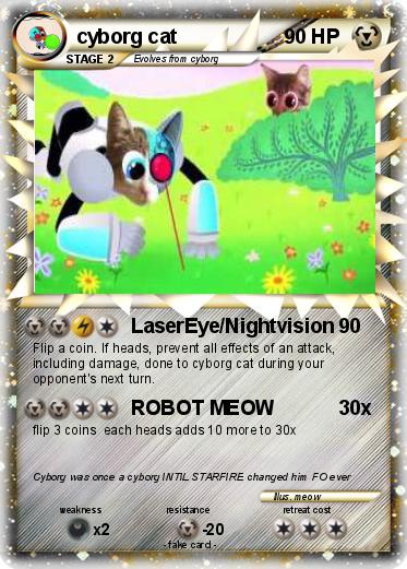 Pokemon cyborg cat