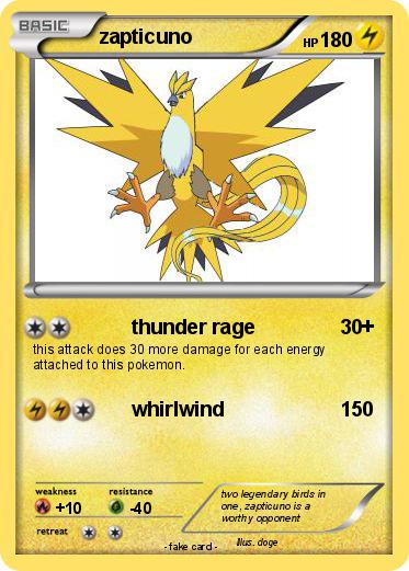 Pokemon zapticuno