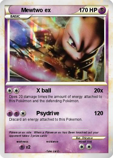 Pokemon Mewtwo ex