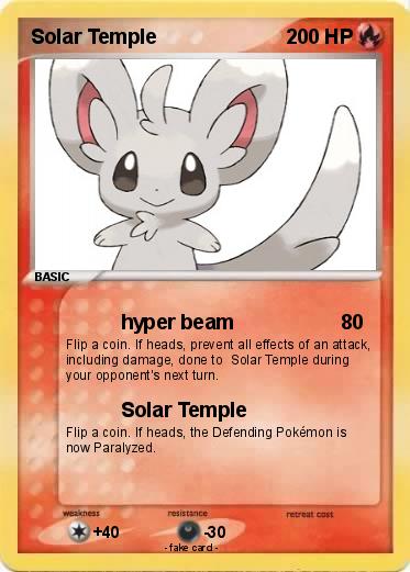 Pokemon Solar Temple