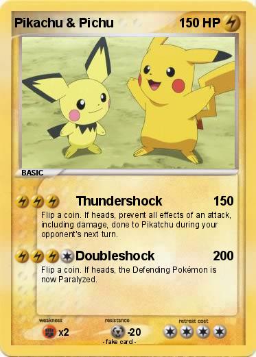 Pokemon Pikachu & Pichu