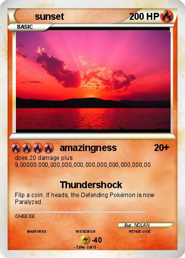 Pokemon sunset