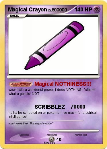Pokemon Magical Crayon