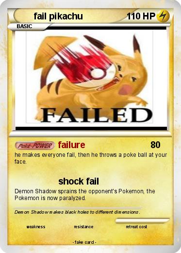 Pokemon fail pikachu