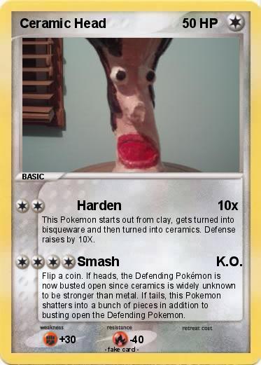 Pokemon Ceramic Head