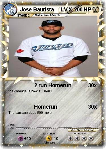 Pokemon Jose Bautista     LV.X