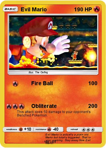 Pokemon Evil Mario