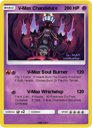 Pokemon V-Max Chandelure