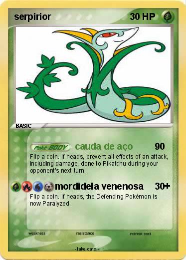 Pokemon serpirior
