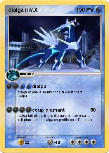 Pokemon dialga niv.X