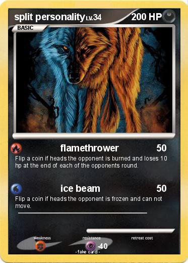Pokemon split personality