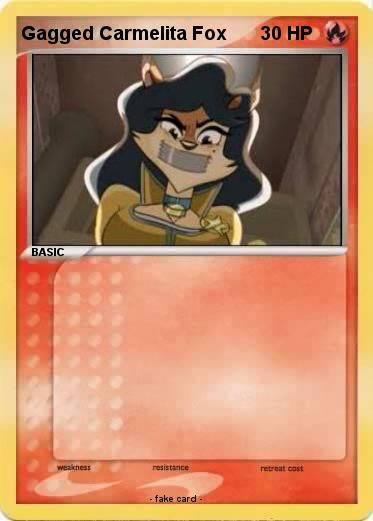 Pokemon Gagged Carmelita Fox