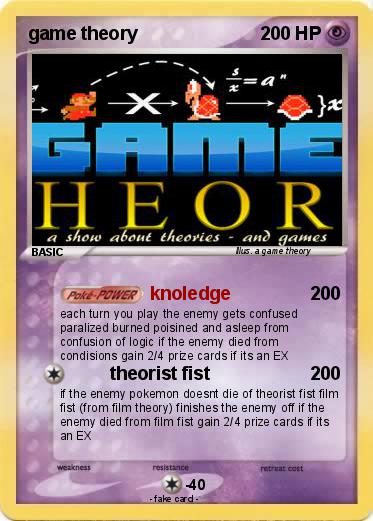 Pokemon game theory