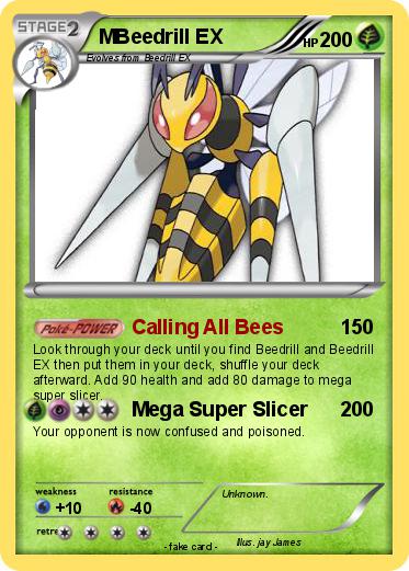 Pokemon MBeedrill EX