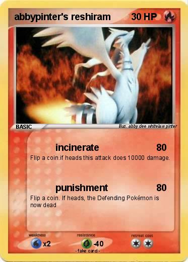 Pokemon abbypinter's reshiram