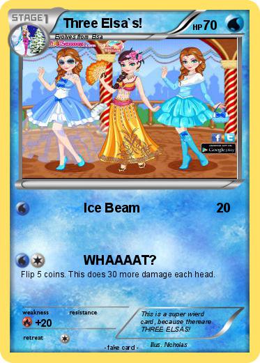 Pokemon Three Elsa`s!