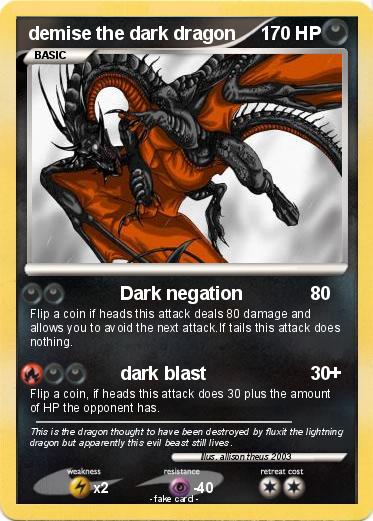 Pokemon demise the dark dragon