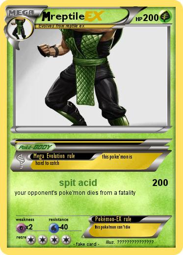 Pokemon reptile