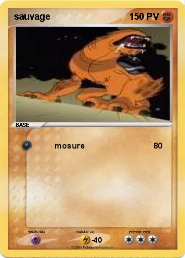 Pokemon sauvage