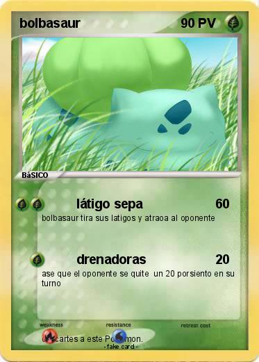 Pokemon bolbasaur