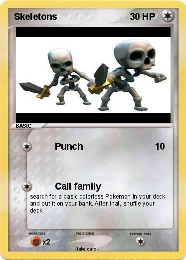Pokemon Skeletons