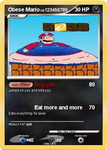 Pokemon Obese Mario