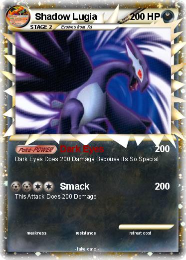 Pokemon Shadow Lugia