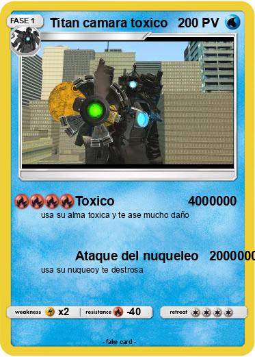Pokemon Titan camara toxico